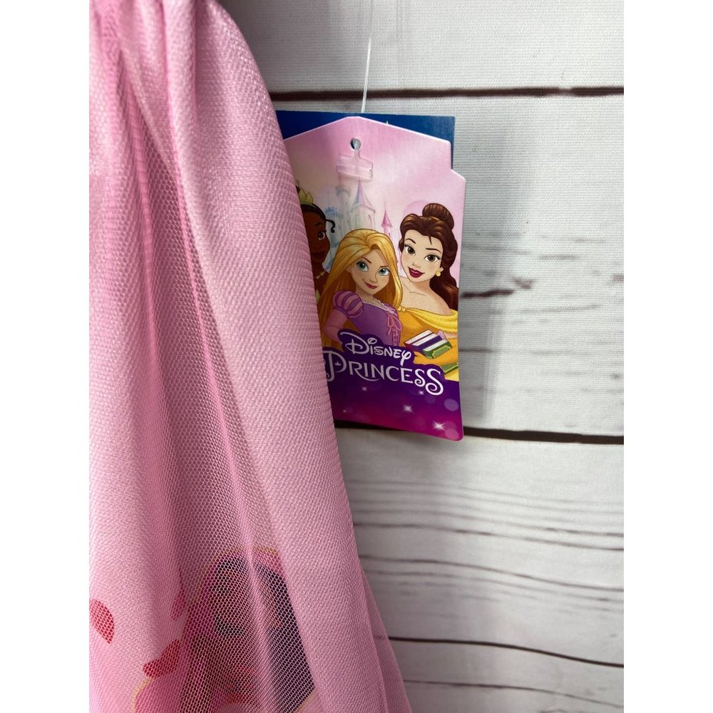 Disney Beautiful Pink Princess Shimmery Tulle Fancy Nightgown Size 3T - Picture 7 of 8